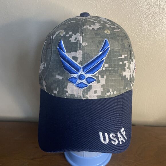 U.S. AIR FORCE USAF Military Official Licensed Embroidered Hat/Cap-Digital Camo - Picture 2 of 7